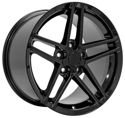 OE Replica Wheels 18x9.5 OE Replica Corvette C6 Z06 CV07 Gloss Black 5x4.75/120.7 56mm 