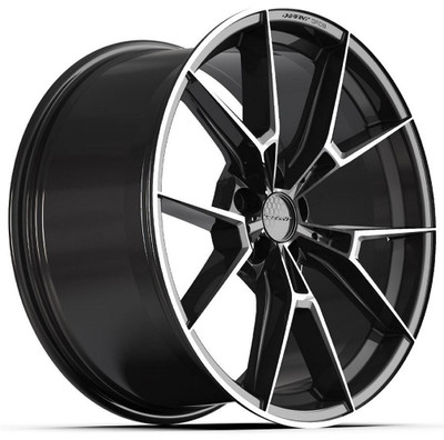 Defiant Wheels 20x10 Defiant DF09 Black Machined w/ Tinted Clear 5x112 35mm Defiant Wheels 20x10 Defiant DF09 Black Machined w/ Tinted Clear 5x112 35mm