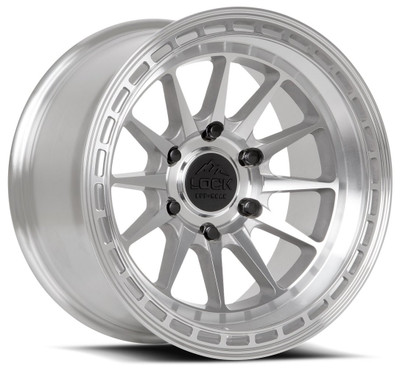 17x9 Lock Off-Road Baja Machine w/ Clear Coat 6x135 -12mm