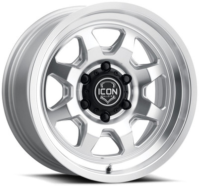 17x8.5 ICON Nuevo Silver Machined 5x5/127 -6mm 17x8.5 ICON Nuevo Silver Machined 5x5/127 -6mm