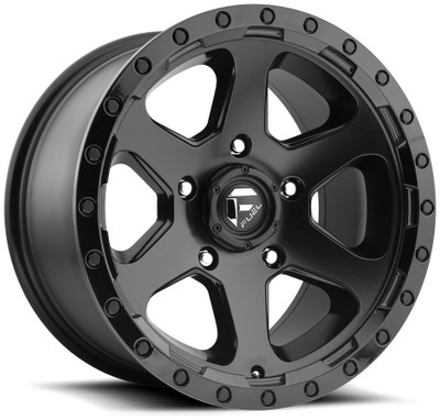  18X9 Fuel Off-Road Ripper Matte Black w/ Gloss Lip D589 6x5.5/139.7 1mm