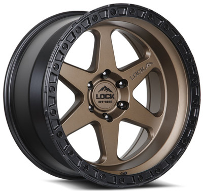 17x9 Lock Off-Road Olympus Olympus Matte Bronze w/ Matte Black Ring 6x135 -35mm 17x9 Lock Off-Road Olympus Olympus Matte Bronze w/ Matte Black Ring 6x135 -35mm