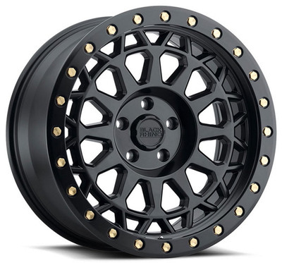 (Clearance - No Returns) 20x9.5 Black Rhino Primm Matte Black w/ Brass Bolts 5x150 12mm (Clearance - No Returns) 20x9.5 Black Rhino Primm Matte Black w/ Brass Bolts 5x150 12mm