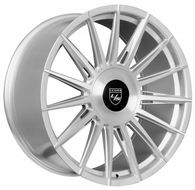 22x9 Lexani Lotus XL Silver Brushed (CUSTOM)