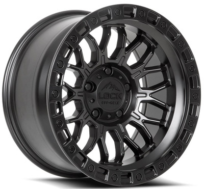 17x9 Lock Off-Road Combat Matte Black 5x5/127 1mm 17x9 Lock Off-Road Combat Matte Black 5x5/127 1mm