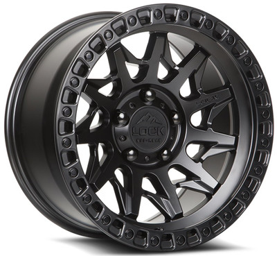 20x10 Lock Off-Road Lunatic Matte Black 6x5.5/139.7 -18mm 20x10 Lock Off-Road Lunatic Matte Black 6x5.5/139.7 -18mm