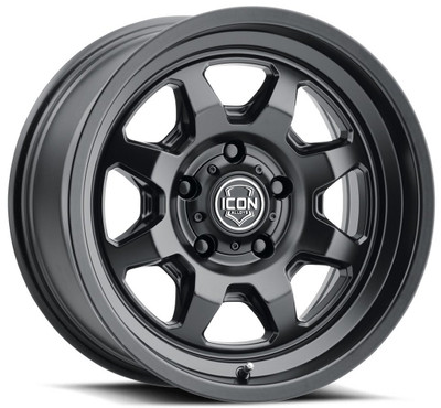 17x8.5 ICON Nuevo Satin Black 6x135 6mm