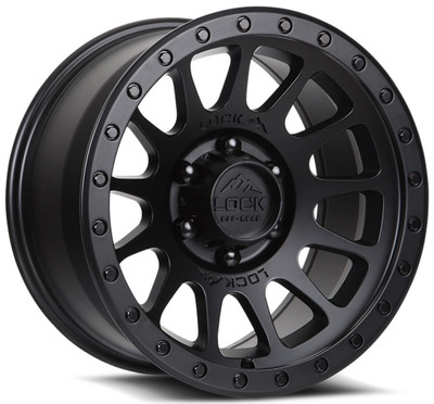 20x10 Lock Off-Road Yosemite Matte Black 6x135 -18mm