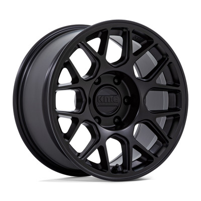 17x8.5 KMC KM730 Hatchet Matte Black 6x5.5/139.7 25mm