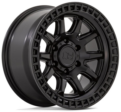 (Clearance - No Returns) 20x9 Black Rhino Calico Matte Black 5x5.5/139.7 0mm