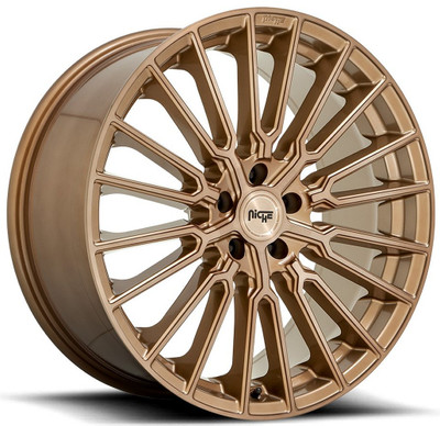 (Clearance - No Returns) 20x10.5 Niche Premio Bronze w/ Brushed Bronze Tint M264 5x4.5/114.3 40mm