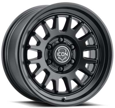 17x8.5 ICON Anza Satin Black 6x135 6mm