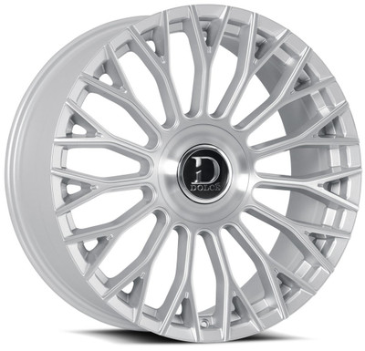 22x9.5 Dolce Luxury Roma Gloss Silver Brushed 18mm (CUSTOM) 22x9.5 Dolce Luxury Roma Gloss Silver Brushed 18mm (CUSTOM)