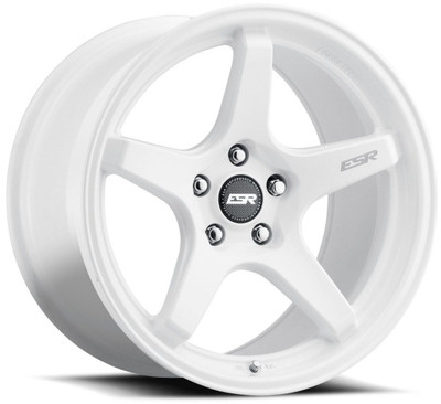 18x9.5 ESR AP5 Gloss White (Flow Form) 5X110 22mm (CUSTOM) 18x9.5 ESR AP5 Gloss White (Flow Form) 5X110 22mm (CUSTOM)