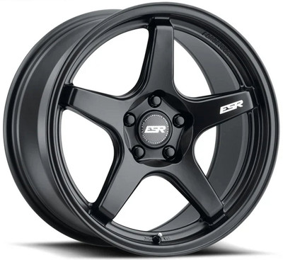 19x9.5 ESR AP5 Satin Black (Flow Form) 5x4.75/120.7 22mm (CUSTOM)