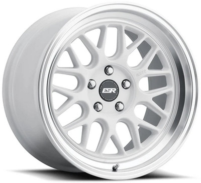 18x9.5 ESR CR1 Gloss White (Flow Form) 5X112 22mm (CUSTOM)