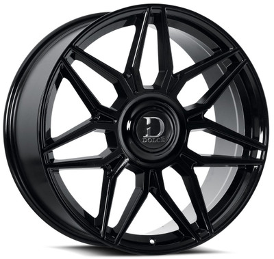 22x9.5 Dolce Luxury Verona Gloss Black 18mm (CUSTOM)