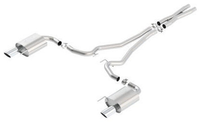 Borla Exhaust Borla Atak S Cat-Back 15-17 Ford Mustang GT 5.0L V8 MT/AT 2.5in pipe 4in tip 140591 Borla Exhaust Borla Atak S Cat-Back 15-17 Ford Mustang GT 5.0L V8 MT/AT 2.5in pipe 4in tip 140591