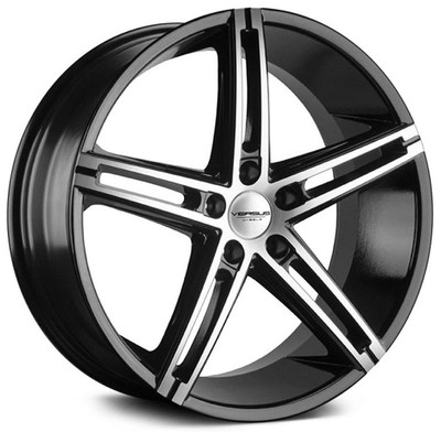 Versus Wheels  20x8.5 Versus VS453 Gloss Black w/ Machined Face 5x4.5/114.3 35mm 