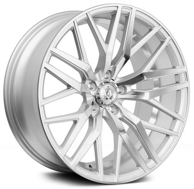 20x8.5 AXE EX30 Silver Machined Face 5x4.25/108 40mm (Custom)