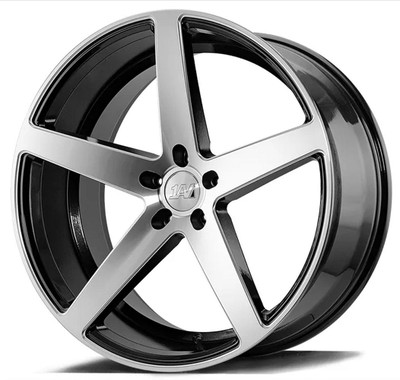 22x9 AXE 1AV ZX9 Gloss Black Polished Face 5x130 35mm (Custom)