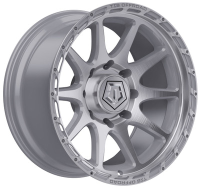20X10 TIS Off-Road 563BS Silver w/ Brushed Face 8x6.5/165 -24mm 20X10 TIS Off-Road 563BS Silver w/ Brushed Face 8x6.5/165 -24mm