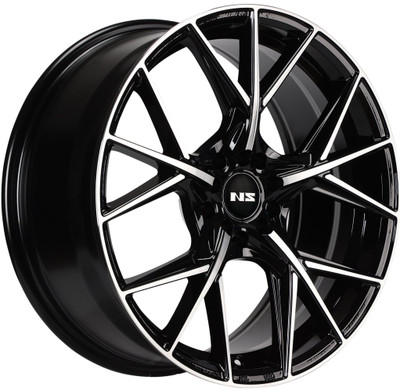 17x7.5 NS NS1808 Gloss Black Machined 5x100 5x4.5/114.3 35mm 17x7.5 NS NS1808 Gloss Black Machined 5x100 5x4.5/114.3 35mm