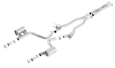 Borla 2015 Dodge Challenger SRT/392 Hemi 6.4L V8 ATAK Catback Exhaust w/ Valves Factory Bezel 140641 Borla 2015 Dodge Challenger SRT/392 Hemi 6.4L V8 ATAK Catback Exhaust w/ Valves Factory Bezel 140641