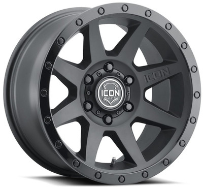 18x9 ICON Rebound Double Black 6x5.5/139.7 25mm 18x9 ICON Rebound Double Black 6x5.5/139.7 25mm
