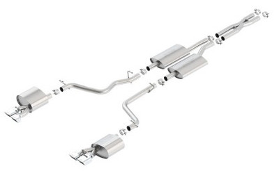 Borla 11-14 Dodge Challenger 3.6L AT/MT RWD 2Dr Single Split Rear Exit Rectangle Tip Catback Exhaust 140482 Borla 11-14 Dodge Challenger 3.6L AT/MT RWD 2Dr Single Split Rear Exit Rectangle Tip Catback Exhaust 140482