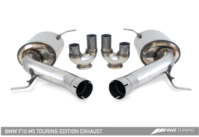 AWE Tuning 13-16 BMW F10 M5 Touring Edition Axle-Back Exhaust Chrome Silver Tips 3015-42062