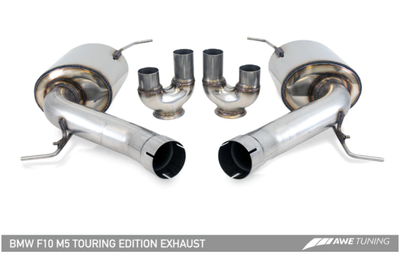 AWE Tuning 13-16 BMW F10 M5 Touring Edition Axle-Back Exhaust Diamond Black Tips 3015-43066