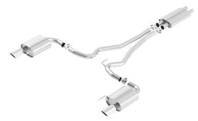 Borla Exhaust Borla Touring Cat-Back 15 Ford Mustang GT 5.0L V8 MT/AT 2.5in pipe 4in tip 140589 Borla Exhaust Borla Touring Cat-Back 15 Ford Mustang GT 5.0L V8 MT/AT 2.5in pipe 4in tip 140589
