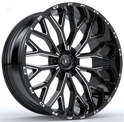 TIS Off-Road Wheels 20X12 TIS Off-Road 565BM Gloss Black Milled (* May Require Trimming) 6x5.5/139.7 -44mm TIS Off-Road Wheels 20X12 TIS Off-Road 565BM Gloss Black Milled (* May Require Trimming) 6x5.5/139.7 -44mm