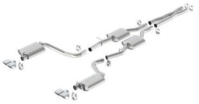 Borla Exhaust Borla 15-16 Dodge Challenger R/T 5.7L Dual Rectangle Angle Cut Dual Split Rear Exit S-Type Exhaust 140627 Borla Exhaust Borla 15-16 Dodge Challenger R/T 5.7L Dual Rectangle Angle Cut Dual Split Rear Exit S-Type Exhaust 140627