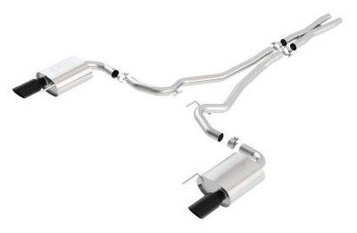 Borla Exhaust Borla Atak S Cat-Back 15-17 Ford Mustang GT 5.0L V8 MT/AT 2.5in pipe 4in tip (Black Chrome) 140591BC Borla Exhaust Borla Atak S Cat-Back 15-17 Ford Mustang GT 5.0L V8 MT/AT 2.5in pipe 4in tip (Black Chrome) 140591BC