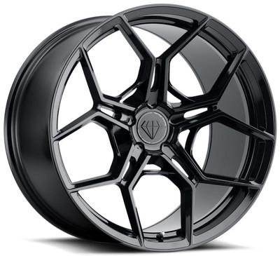 Blaque Diamond Wheels 19x9.5 Blaque Diamond BD-F25 Gloss Black (Flow Forged) 5x4.5/114.3 40mm Blaque Diamond Wheels 19x9.5 Blaque Diamond BD-F25 Gloss Black (Flow Forged) 5x4.5/114.3 40mm