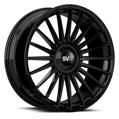 Savini Wheels 24x10 Savini SV.1 X1 Gloss Black (Fully Forged) (CUSTOM) Savini Wheels 24x10 Savini SV.1 X1 Gloss Black (Fully Forged) (CUSTOM)