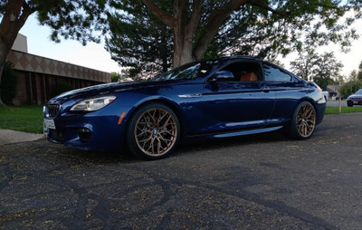  20x8.5 5x120 35mm 245/35/20 | 20x10 5x120 38mm 275/30/20 | 2017 BMW 6 Series Coupe X-Drive 