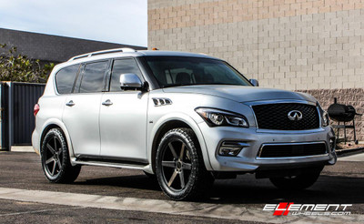 22x9 6x139.7 15mm 285/50/20 | 2017 Infiniti QX80 22x9 6x139.7 15mm 285/50/20 | 2017 Infiniti QX80