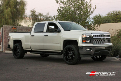 22x10 6x139.7 -24mm 33/12.50/22 | 2014 Chevrolet Silverado 1500 22x10 6x139.7 -24mm 33/12.50/22 | 2014 Chevrolet Silverado 1500