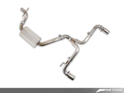AWE Tuning 10-14 VW Mk6 GTI Performance Catback - Chrome Silver Round Tips 3015-32036 AWE Tuning 10-14 VW Mk6 GTI Performance Catback - Chrome Silver Round Tips 3015-32036
