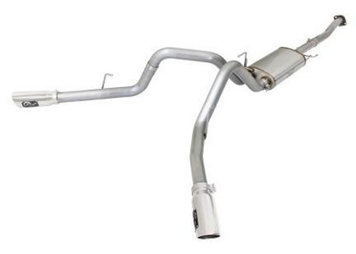 aFe Power aFe MACHForce XP Exhaust 3in SS Dual Side Exit CB w/ Polish Tips 15 Ford F150 Ecoboost V6-2.7L/3.5L 49-43070-P aFe Power aFe MACHForce XP Exhaust 3in SS Dual Side Exit CB w/ Polish Tips 15 Ford F150 Ecoboost V6-2.7L/3.5L 49-43070-P