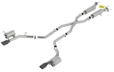 Borla Exhaust Borla 18-20 Dodge Durango SRT 6.2L V8 2.75in S-Type SS Catback Exhaust w/ BLK Chrome Tips 140791BC Borla Exhaust Borla 18-20 Dodge Durango SRT 6.2L V8 2.75in S-Type SS Catback Exhaust w/ BLK Chrome Tips 140791BC