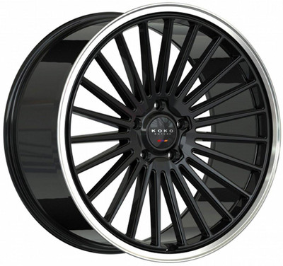 Koko Kuture Wheels 24X10.5 Koko Kuture Parlato Gloss Black w/ Polished Lip (Flow Formed) (CUSTOM) Koko Kuture Wheels 24X10.5 Koko Kuture Parlato Gloss Black w/ Polished Lip (Flow Formed) (CUSTOM)