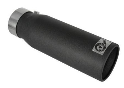 aFe Power aFe MACHForce XP Exhausts Tips SS-304 EXH Tip 3in x 4Out x 12L Bolt-On (blk) 49-92043-B aFe Power aFe MACHForce XP Exhausts Tips SS-304 EXH Tip 3in x 4Out x 12L Bolt-On (blk) 49-92043-B