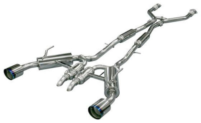 HKS Infiniti Q50 Hybrid VQ37 Dual Hi-Power Titanium Tip Catback Exhaust 32009-KN001 HKS Infiniti Q50 Hybrid VQ37 Dual Hi-Power Titanium Tip Catback Exhaust 32009-KN001