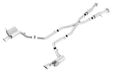 Borla Exhaust Borla 2015 Jeep Grand Cherokee SRT8 ATAK Dual Round Rolled Exit Catback Exhaust 140633 Borla Exhaust Borla 2015 Jeep Grand Cherokee SRT8 ATAK Dual Round Rolled Exit Catback Exhaust 140633