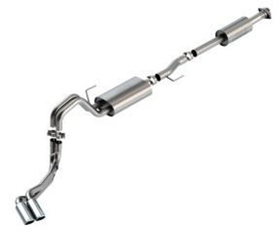 Borla Exhaust Borla F-150 2021 2.7L/3.5L 4dr CC SB EC STB Lari/King R/Plnum/LTD 3/2.25 DSE CB Touring CHR Tips 140870 