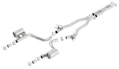 Borla Exhaust Borla 2015 Dodge Challenger Hellcat 6.2L V8 ATAK Catback Exhaust No Tips Factory Valance 140646 